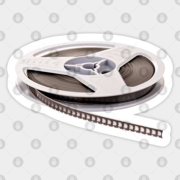 Super 8 Film Reel Sticker by THP Creative